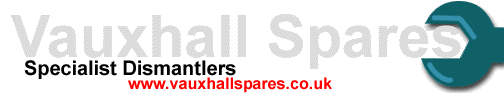 Vauxhall spares and parts